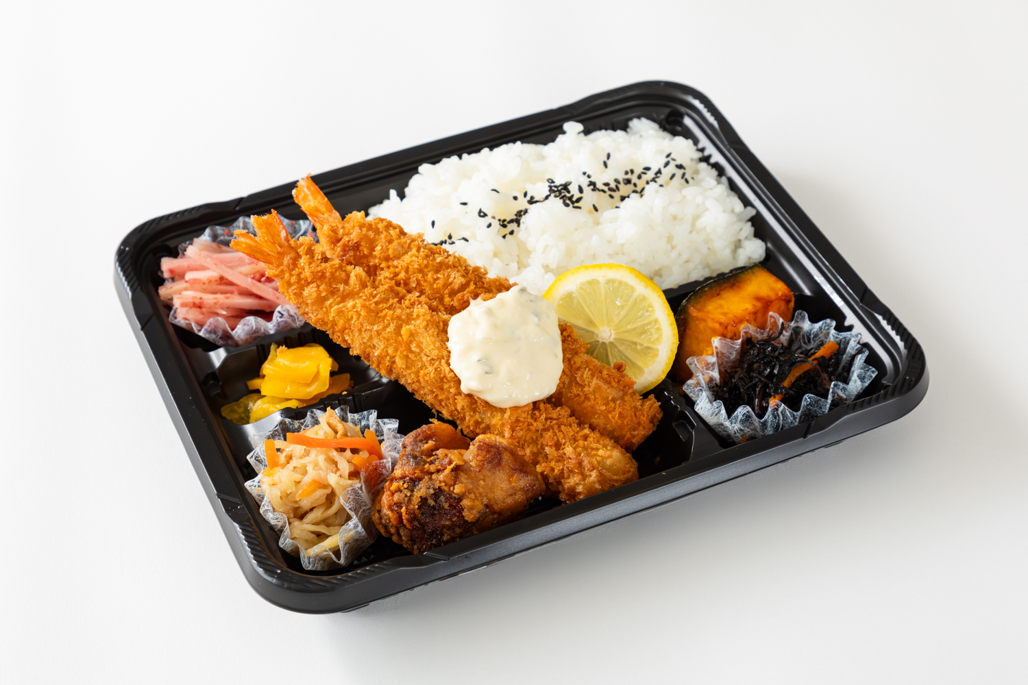 エビフライ&鶏から揚げ弁当